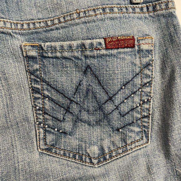 7 For All Mankind Denim Shorts - Picture 4 of 8